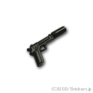 楽天市場 レゴ カスタム パーツ ミニフィグ ハンドガン M92fs サイレンサー付き Black ブラック レゴ互換品 ミニフィギュア 人形 ミリタリー 武器 銃 ピストル ブリッカーズ楽天市場店