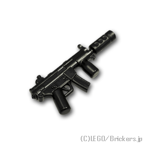 レゴ カスタム パーツ ミニフィグ サブマシンガン MP5K [ Black / ブラック ] | lego ミニフィギュア 人形 ミリタリー 武器 銃 マシンガン 機関銃