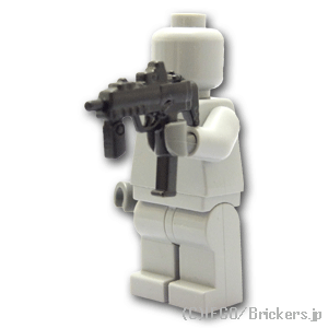 レゴ カスタム パーツ ミニフィグ マシンピストル MP7 [Black/ブラック] | レゴ互換品 ミニフィギュア 人形 ミリタリー 武器 銃 ピストル