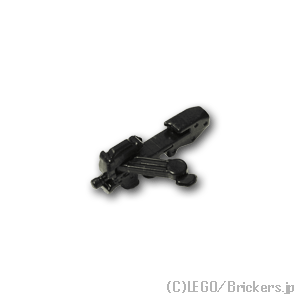 レゴ カスタム パーツ ミニフィグ サブマシンガン P90 [Black/ブラック] | レゴ互換品 ミニフィギュア 人形 ミリタリー 武器 銃 マシンガン 機関銃
