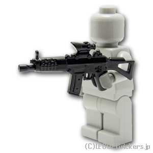 レゴ カスタム パーツ ミニフィグ アサルトライフル SG552-S [Black/ブラック] | レゴ互換品 ミニフィギュア 人形 ミリタリー 武器 銃 ライフル