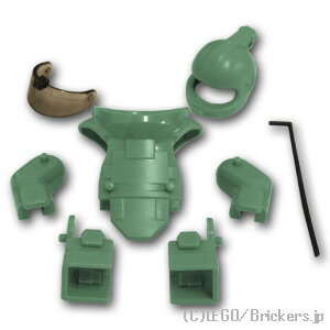 レゴ カスタム パーツ 爆発物処理班セット [Sand Green/サンドグリーン] | レゴ互換品 ミニフィギュア 人形 武器 装備