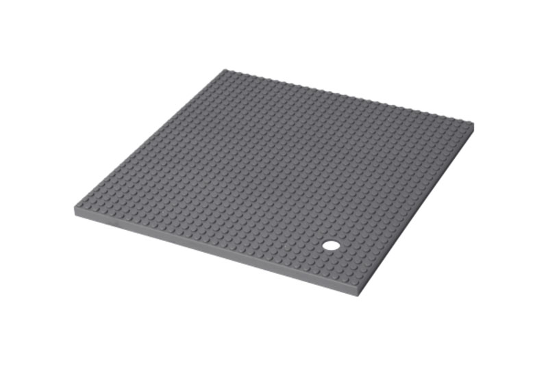 レゴ gobrick プレート - カーブレール - ハンドルギア設置用 [ Dark Bluish Gray ...