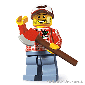 レゴ ミニフィギュア シリーズ 5 木こり | lego Feb-24 ミニフィグ