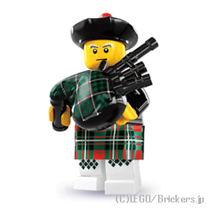 レゴ ミニフィギュア シリーズ 7 バグパイプ奏者 | lego 8831 ミニフィグ