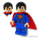 レゴ スーパー ヒーローズ ミニフィグ スーパーマン - DC スーパー ヒーローズ(ミニフィグのみスタンドアクセサリー無し） LEGO純正品の フィギュア 人形 ミニフィギュア