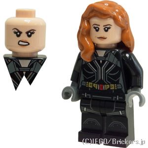 レゴ スーパー・ヒーローズ ミニフィグ ブラック・ウィドウ (#76162) | LEGO純正品の フィギュア 人形 ミニフィギュア