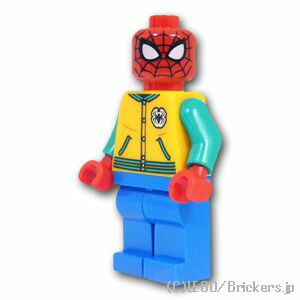 レゴ スーパー ヒーローズ ミニフィグ スパイダーマン - スタジャン LEGO純正品の フィギュア 人形 ミニフィギュア