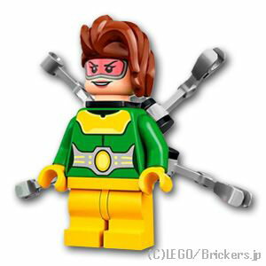 レゴ スーパー・ヒーローズ ミニフィグ ドクター・オクトパス - ミディアムレッグ | LEGO純正品の フィギュア 人形 ミニフィギュア
