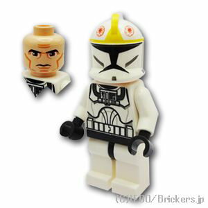 レゴ スター・ウォーズ ミニフィグ クローン・トルーパー・パイロット (フェーズ1) - イエローマーキング| LEGO純正品の フィギュア 人形 ミニフィギュア