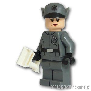 レゴ スター・ウォーズ ミニフィグ ファースト・オーダー・オフィサー 女性(75104)...