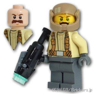 レゴ スター・ウォーズ ミニフィグ 反乱軍兵士 口ひげ| LEGO純正品の フィギュア ...