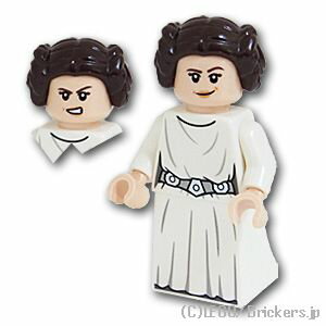 レゴ スター・ウォーズ ミニフィグ レイア姫 - ホワイトスカート | LEGO純正品の ...