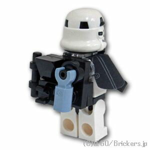 レゴ スター・ウォーズ ミニフィグ サンドトルーパー - ブラック ポールドロン バックパック | LEGO純正品の フィギュア 人形 ミニフィギュア