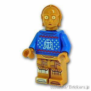 レゴ スター・ウォーズ ミニフィグ C-3PO - ホリデイセーター | LEGO純正品の フィギュア 人形 ミニフィギュア