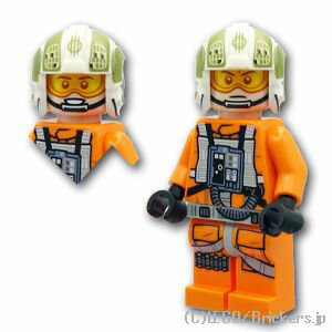 レゴ スター・ウォーズ ミニフィグ ジョン・“ダッチ”・ヴァンダー - ゴールド・リ...