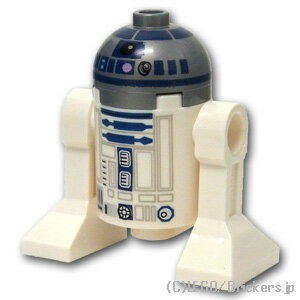 レゴ スター・ウォーズ ミニフィグ R2-D2 フラットシルバーヘッド(ラベンダードット) | LEGO純正品の フィギュア 人形 ミニフィギュア