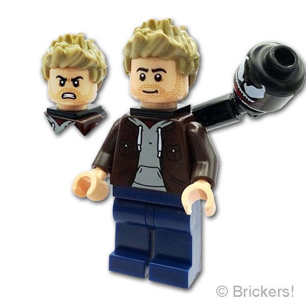 레고 슈퍼 히어로즈 미니 ​​피그 에디 블록과 베놈 헤드 - 스파이더 맨 | LEGO 정품 피겨 인형 미니 피규어