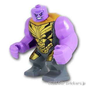 ●レゴ スーパー・ヒーローズ ミニフィグ ●商品名：サノス - ヘルメット無 ※未使用品のお届けになりますが、商品の性質上、細かなキズなどがある場合があります。 ※開封後ビニールにパックしております。