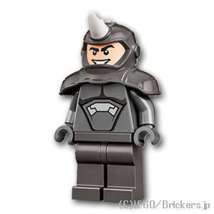 レゴ スーパー・ヒーローズ ミニフィグ ライノ - ショルダーアーマー| LEGO純正品の フィギュア 人形 ミニフィギュア