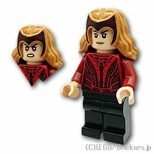 レゴ スーパー・ヒーローズ ミニフィグ スカーレット・ウィッチ (ワンダ・マキシモフ) - ティアラ| LEGO純正品の フィギュア 人形 ミニフィギュア