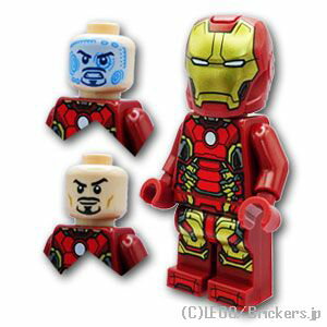 レゴ スーパー・ヒーローズ ミニフィグ アイアンマン - マーク 43| LEGO純正品の フィギュア 人形 ミニフィギュア