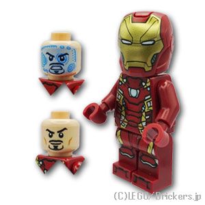 レゴ スーパー・ヒーローズ ミニフィグ アイアンマン - マーク46| LEGO純正品の フィギュア 人形 ミニフィギュア