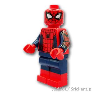 レゴ スーパー・ヒーローズ ミニフィグ スパイダーマン - プリントアーム| LEGO純...