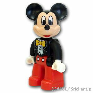 レゴ®デュプロ レゴ デュプロ ミニフィグ フィグ/人形 フィギュア ミッキーマウス ジャケット＆ベスト | LEGO純正品の フィギュア 人形 ミニフィギュア