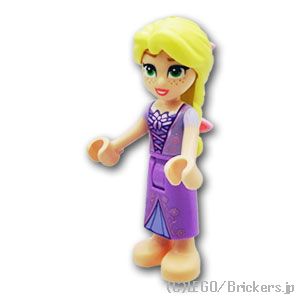 レゴ ディズニープリンセス ミニフィグ ラプンツェル - 塔の上のラプンツェル| LEGO純正品の フィギュア 人形 ミニフィギュア