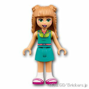 レゴ フレンズ ミニフィグ フレンズ フレイヤ - ジャンパースカート | LEGO純正品の フィギュア 人形 ミニフィギュア