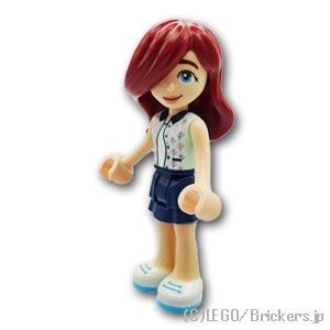 レゴ フレンズ ミニフィグ フレンズ ペイズリー - ベストとレイヤースカート| LEGO純正品の フィギュア 人形 ミニフィギュア