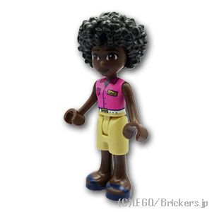 ●レゴ フレンズ ミニフィグ ●商品名：フレンズ ミーシャ - ノースリーブシャツ ※未使用品のお届けになりますが、商品の性質上、細かなキズなどがある場合があります。 ※開封後ビニールにパックしております。