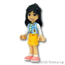 レゴ フレンズ ミニフィグ リアン - ベストとショートパンツ | LEGO純正品の フィギュア 人形 ミニフィギュア