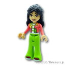 レゴ フレンズ ミニフィグ フレンズ リアン - コーラルジャケット| LEGO純正品の フィギュア 人形 ミニフィギュア