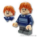 レゴ ハリー・ポッター ミニフィグ ロン・ウィーズリーダークブルーのストライプのセーターグレーショートレッグ| LEGO純正品の フィギュア 人形 ミニフィギュア