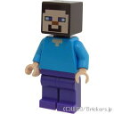 レゴ マインクラフト ミニフィグ スティーブ - マインクラフト LEGO純正品の フィギュア 人形 ミニフィギュア