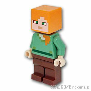 レゴ マインクラフト ミニフィグ アレックス | LEGO純正品の フィギュア 人形 ミニフィギュア