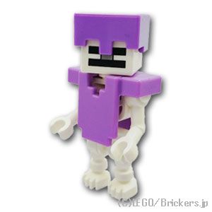 レゴ マインクラフト ミニフィグ スケルトン - マインクラフト| LEGO純正品の フィ...