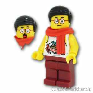 レゴ モンキーキッド ミニフィグ Mr. タン - ダークレッドの足 | LEGO純正品の フィギュア 人形 ミニフィギュア