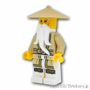 レゴ ニンジャゴー(売れ筋ランキング) レゴ ニンジャゴー ミニフィグ ウー先生 - コア | LEGO純正品の フィギュア 人形 ミニフィギュア