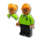 レゴ その他のミニフィグ ミニフィグ サッカー審判 - ライムのジャージ| LEGO純正品の フィギュア 人形 ミニフィギュア