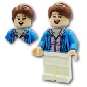 レゴ その他のミニフィグ ミニフィグ サッカー観戦者 - ピンクパーカーとDアズールジャケット| LEGO純正品の フィギュア 人形 ミニフィギュア
