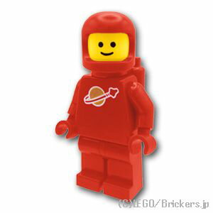 レゴ ミニフィグ クラシックスペース - 赤い宇宙服の宇宙飛行士| LEGO純正品の フィギュア 人形 ミニフィギュア