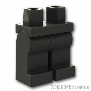 レゴ ミニフィグ パーツ レッグ [Black/ブラック] | LEGO純正品の バラ 売り ミニフィギュア 足