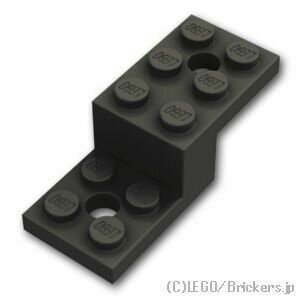 レゴ パーツ ブラケット 5 x 2 x 1 - 1/3 [Black / ブラック]