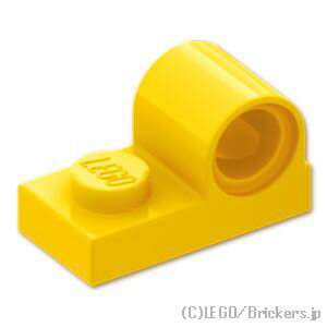 レゴ パーツ プレート 1 x 2 - ピンホール [ Yellow / イエロー ] | LEGO純正品の バラ 売り
