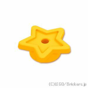 レゴ パーツ 星 スタッドホルダー [ Bt,Lt Orange / ブライトライトオレンジ ] | LEGO純正品の バラ 売り