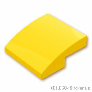 レゴ パーツ カーブスロープ - 2 x 2 x 2/3 [ Yellow / イエロー ] | LEGO純正品の バラ 売り
