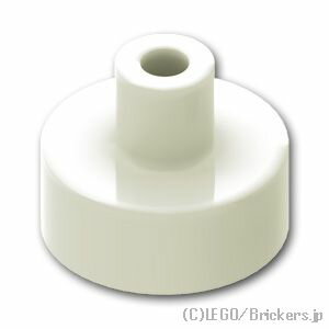レゴ パーツ タイル 1 x 1 - ラウンド バー [ White / ホワイト ] | LEGO純正品の バラ 売り